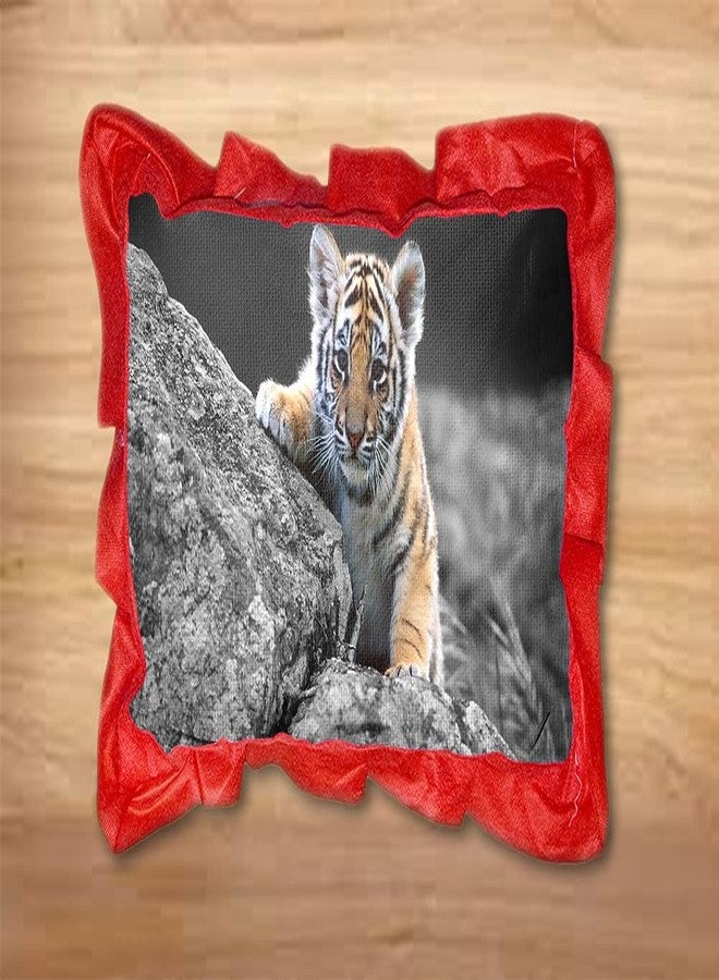 CUDDLY PRINT Cuddlyprint Kids Cartoon Printed Velvet Baby Pillow/Cushion/Toys/Soft Toys/Toddler Pillow/Kids Pillow for Baby Boy/Baby Girl (Rectangle Shape) - 12 x 18-inches Style 102 - Image 2
